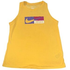 Nike Vibrant Yellow Sleeveless Top